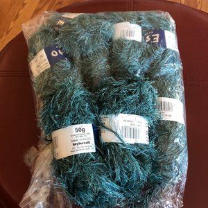 8 Skeins of Stylecraft Eskimo # 6490 Surf Yarn